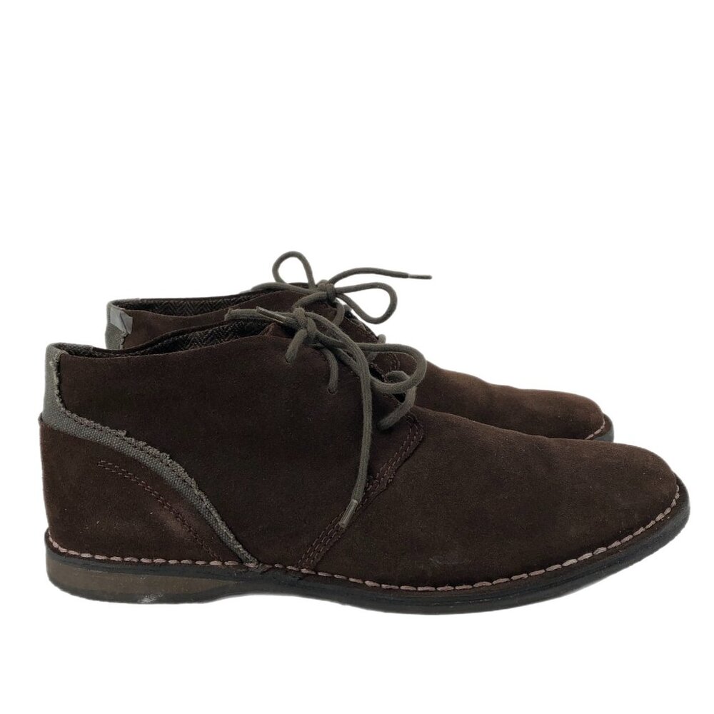 RJ Colt Brown Leather Suede Boots | Size 12